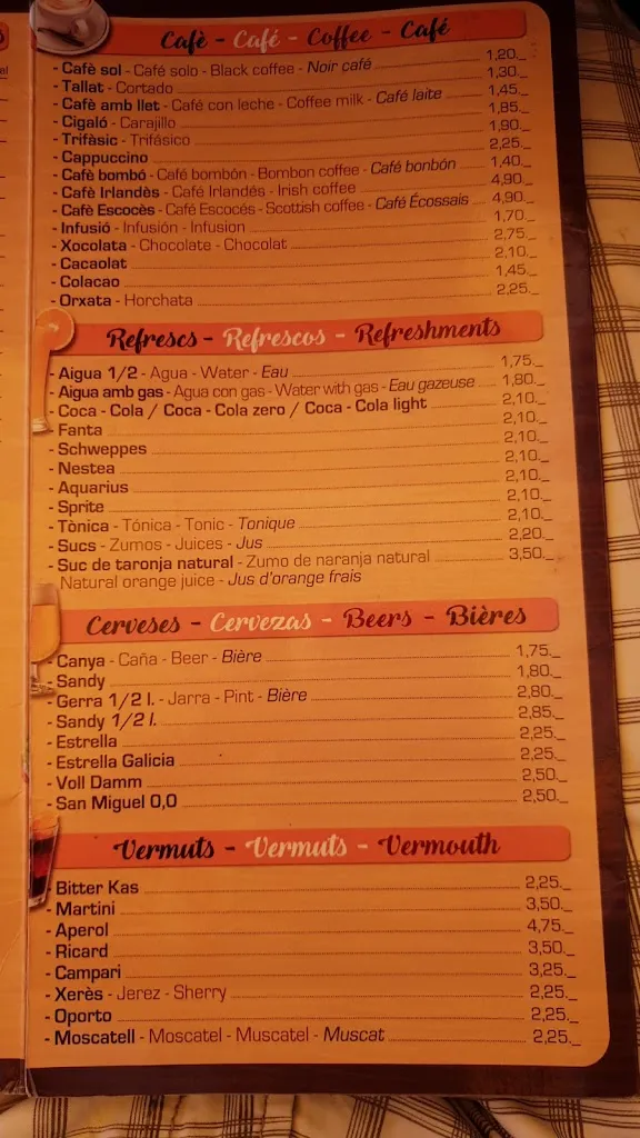 Menu_Restaurant El Ruedo de Tossa_Tossa de Mar_image_3