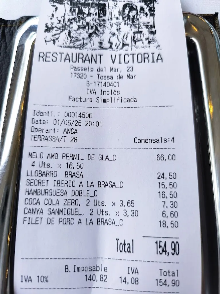 Wilfred Weijers_Restaurante Victoria_Tossa de Mar_review