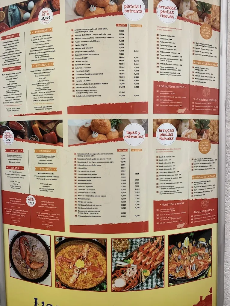 Menu_Restaurant L'Ajustada_Tossa de Mar_image_1