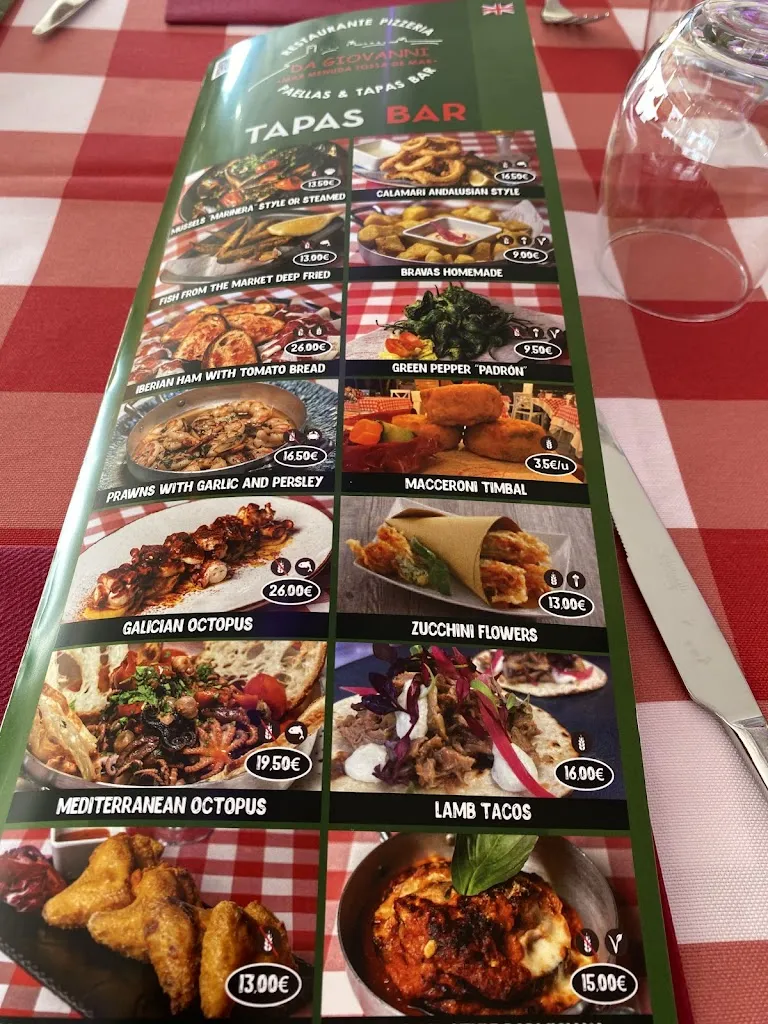 Da Giovanni_Tossa de Mar_menu_image_1