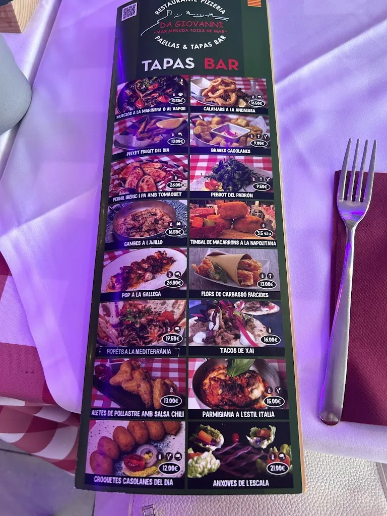 Menu_Da Giovanni_Tossa de Mar_image_3