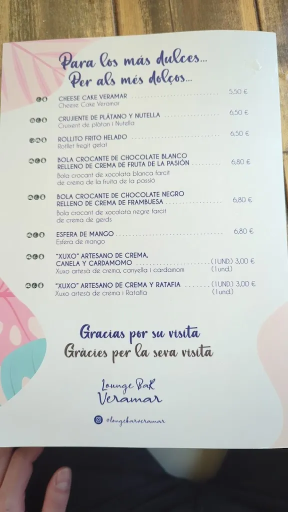 Menu_Lounge Bar Veramar_Tossa de Mar_image_2