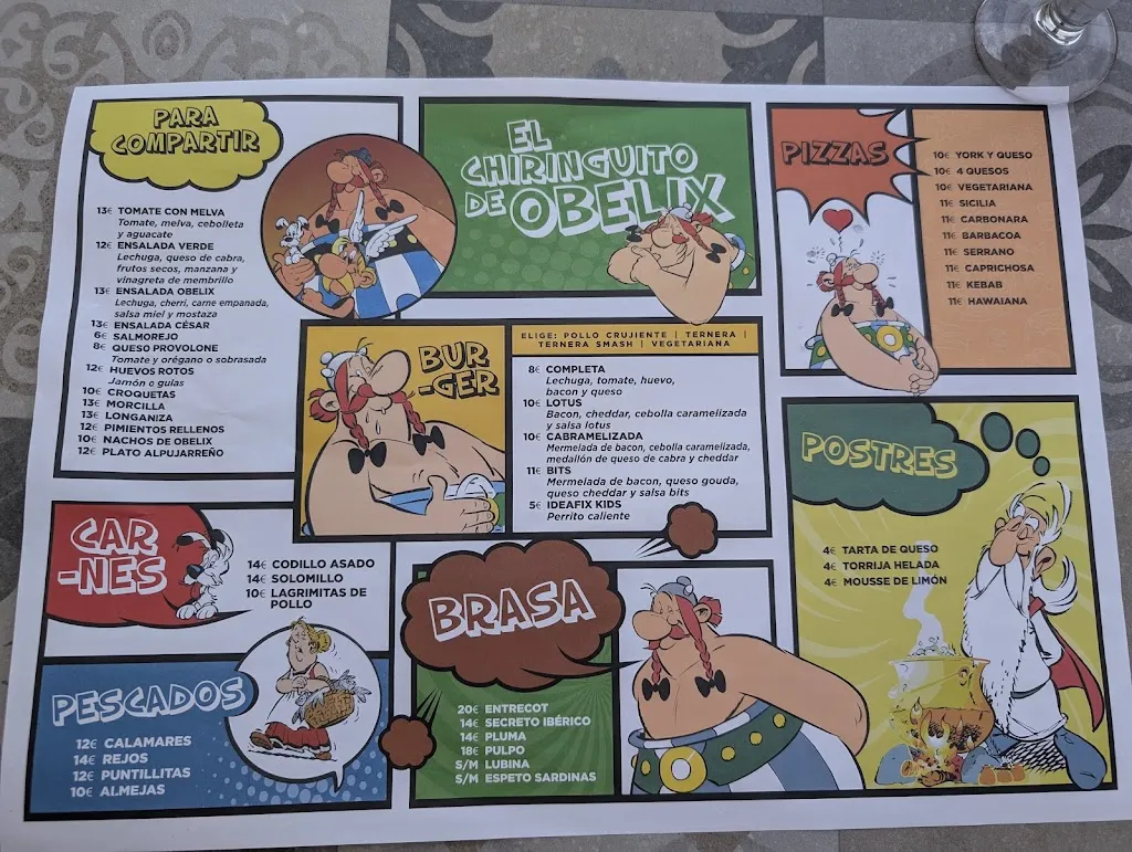 Menu_Chiringuito de Obélix_Alpujarra de la Sierra_image_3