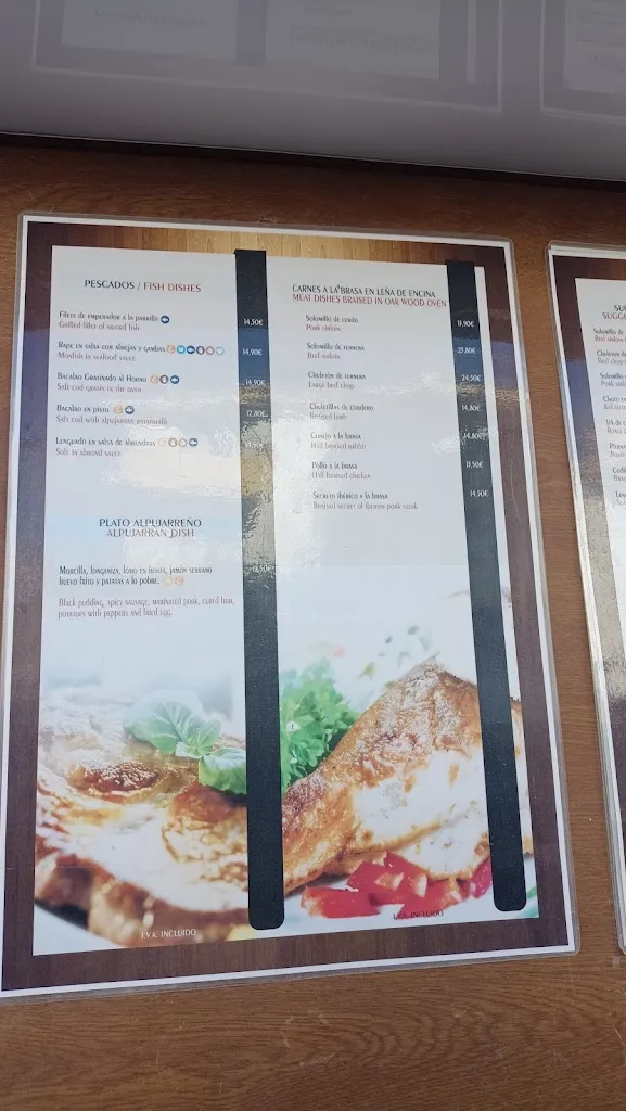 Menu_Ruta la Alpujarra Restaurante_Alpujarra de la Sierra_immagine_2