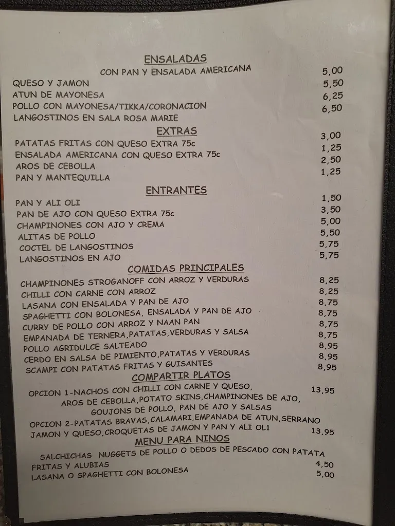 Menu_La Mesa_Algorfa_image_1