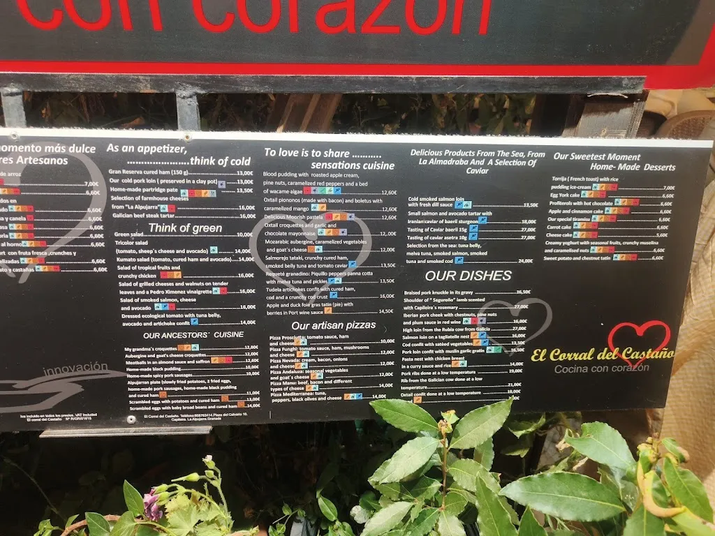 Menu_El Corral del Castaño_Alpujarra de la Sierra_image_2