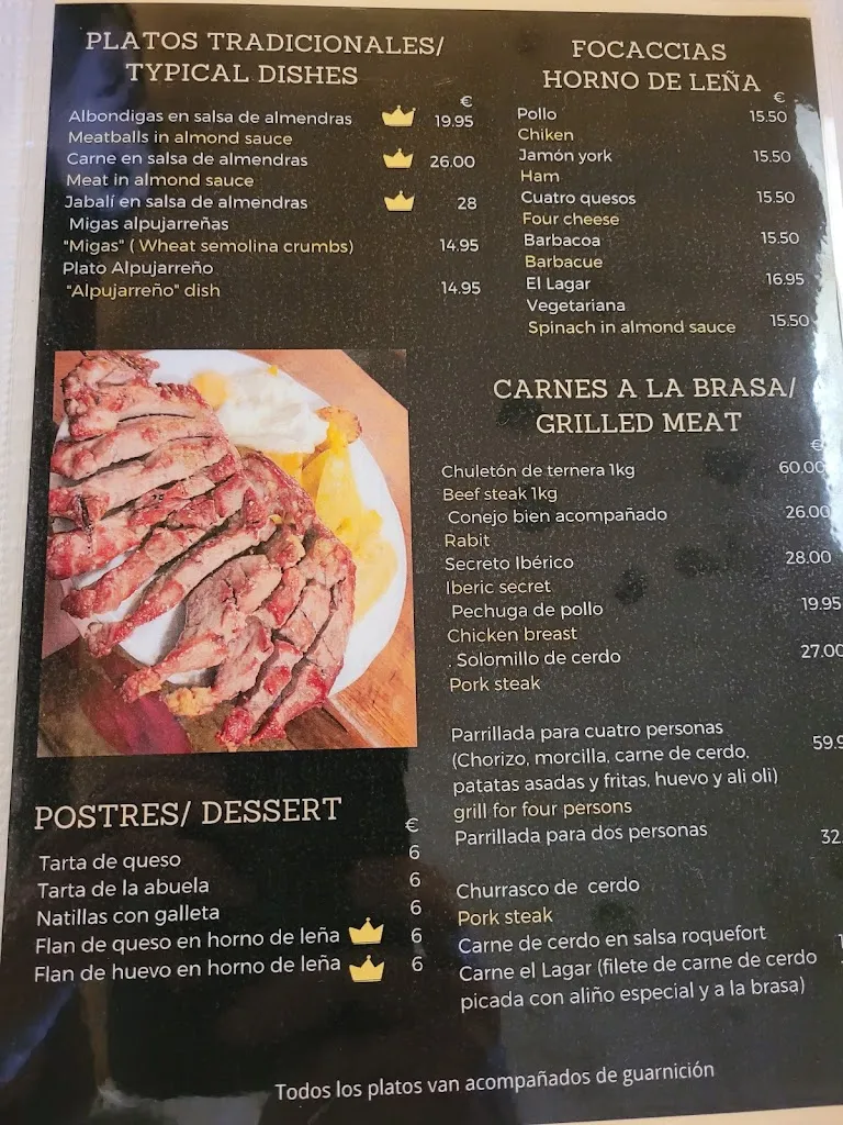 Menu_Casa De La Abuela_Alpujarra de la Sierra_image_1