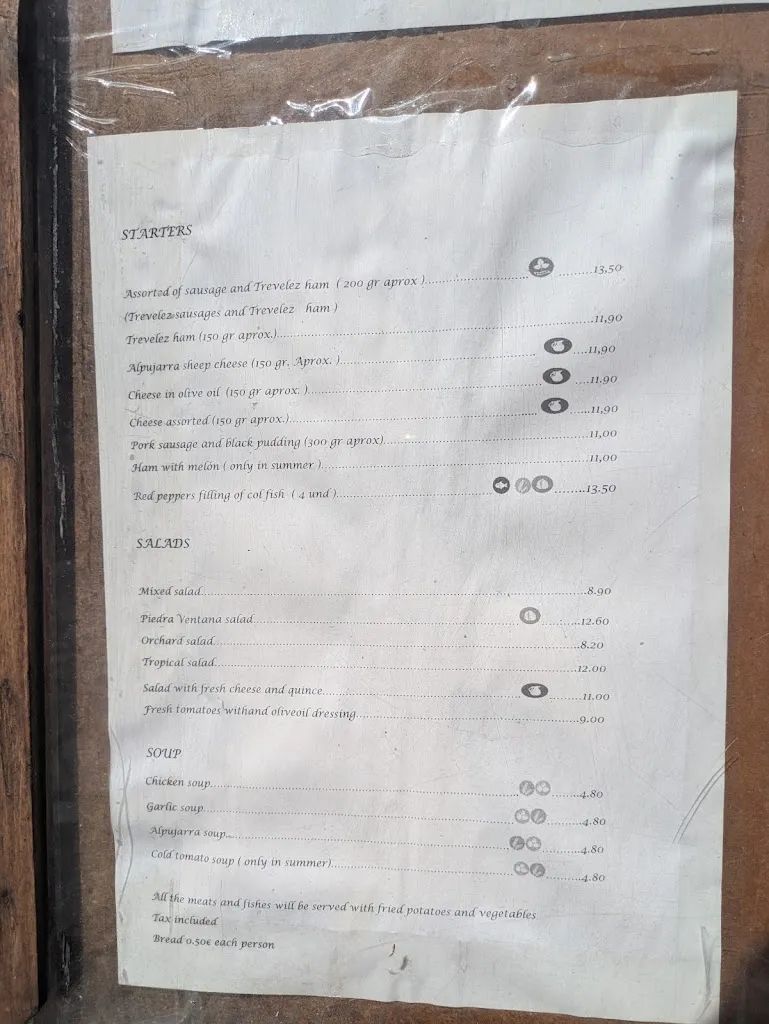 Menu_Restaurante Piedra Ventana_Alpujarra de la Sierra_image_4