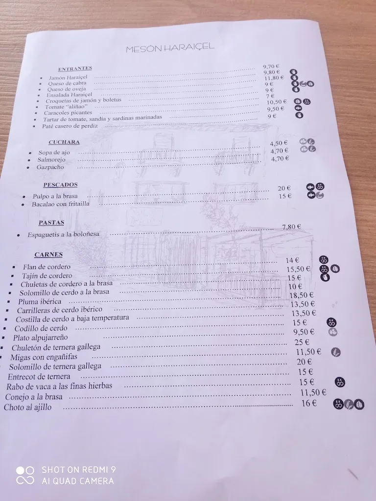 Menu_Meson Haraicel_Alpujarra de la Sierra_image_1