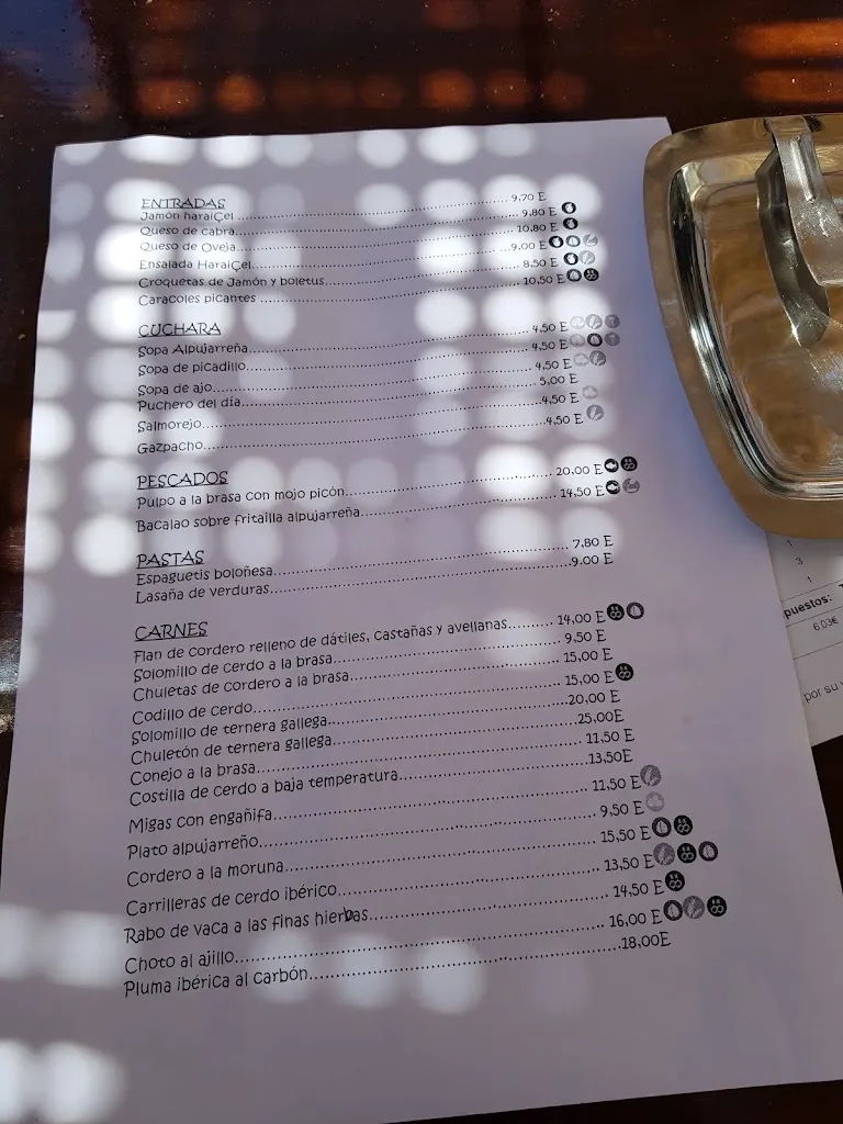 Menu_Meson Haraicel_Alpujarra de la Sierra_image_3