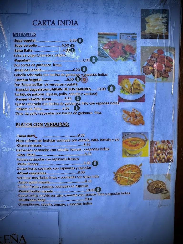 Menu_Restaurante Alpujarreño e Hindú El Jardín de los Sabores_Alpujarra de la Sierra_image_2