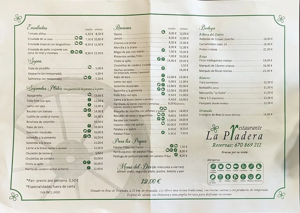 Menu_Restaurante La Pradera_Beas de Granada_image_1