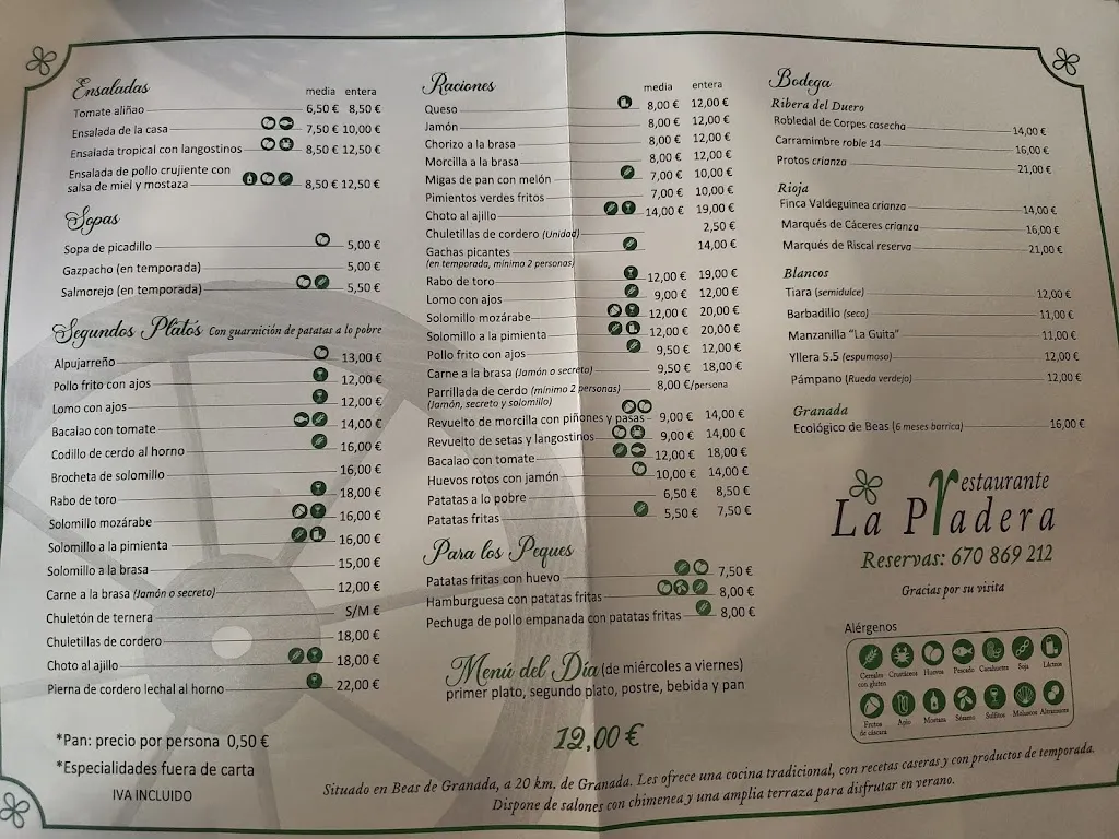 Menu_Restaurante La Pradera_Beas de Granada_image_2