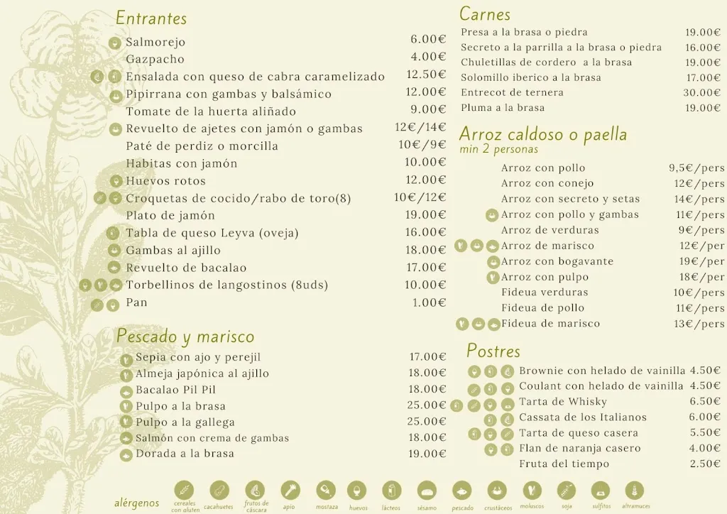 Menu_Almazara de Paulenca_Beas de Guadix_image_1