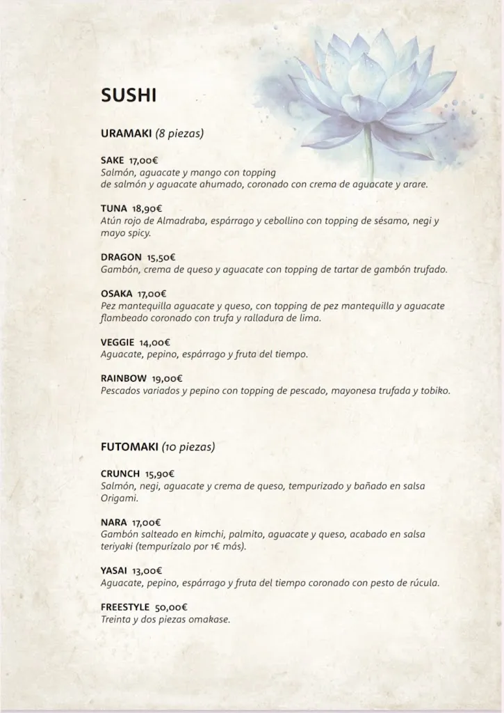 Menu_Origami Fusion Kitchen_Albolote_image_3