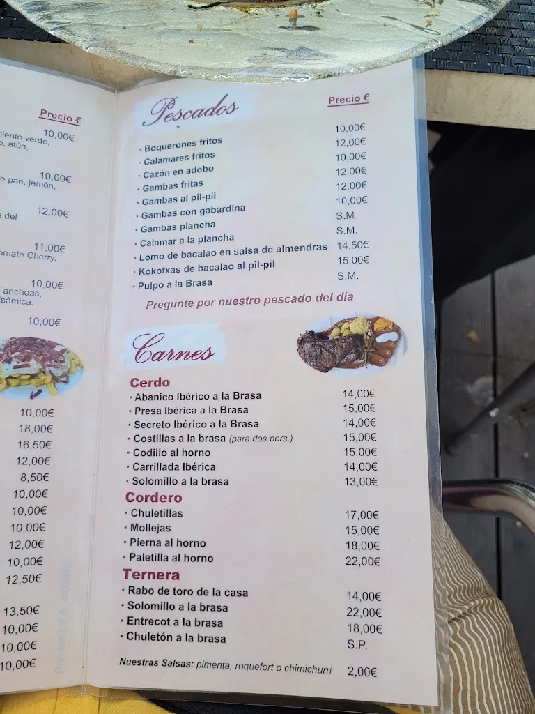 Menu_Mesón Restaurante Pizotón_Albolote_immagine_1