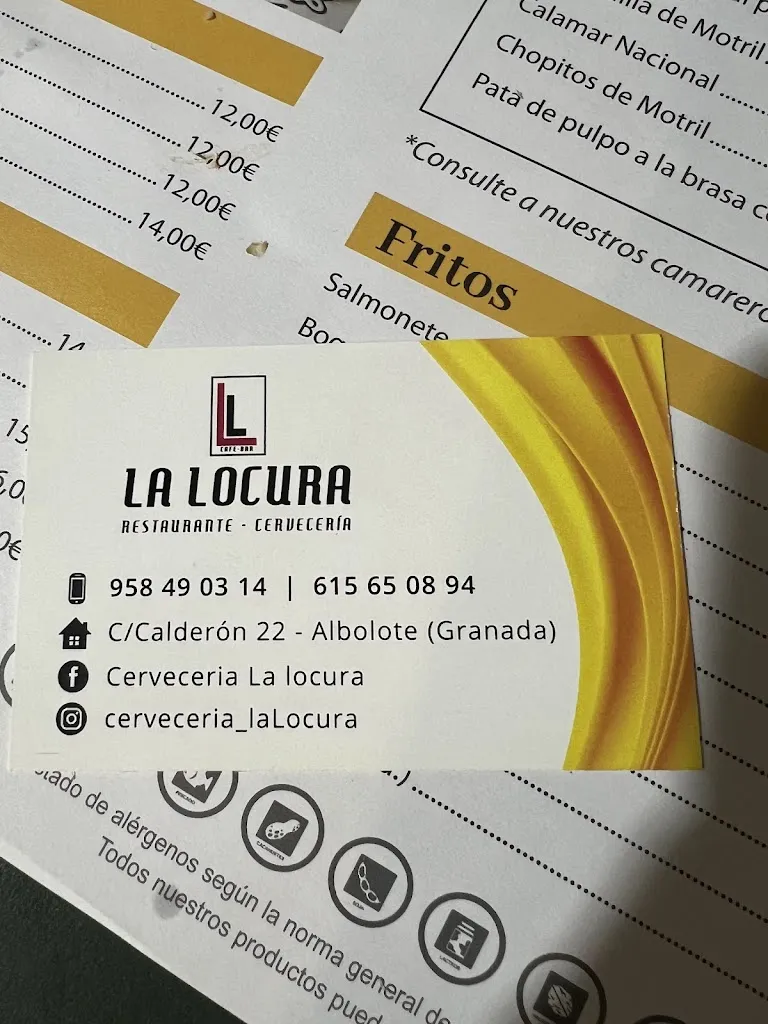 Amalia Rodriguez Moya_Restaurante La Locura_Albolote_recensione