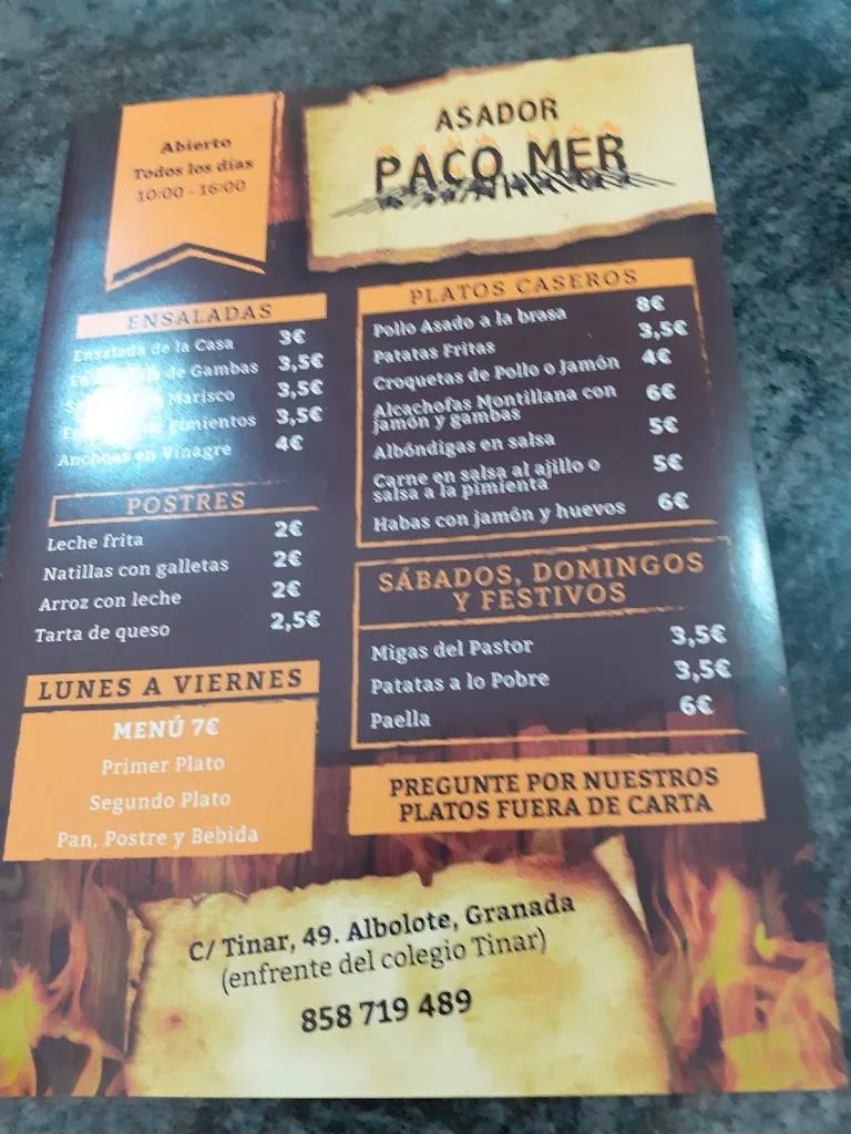 Menu_Asador Paco' mer_Albolote_immagine_4