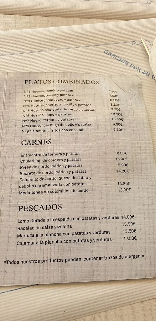 Menu_Cafe restaurant Las Terrazas_Albolote_image_4