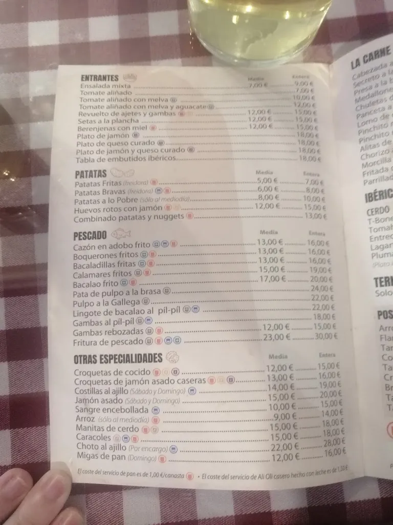 Menu_Bar La Estrella_Albolote_image_1