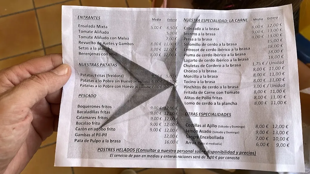 Menu_Bar La Estrella_Albolote_image_2