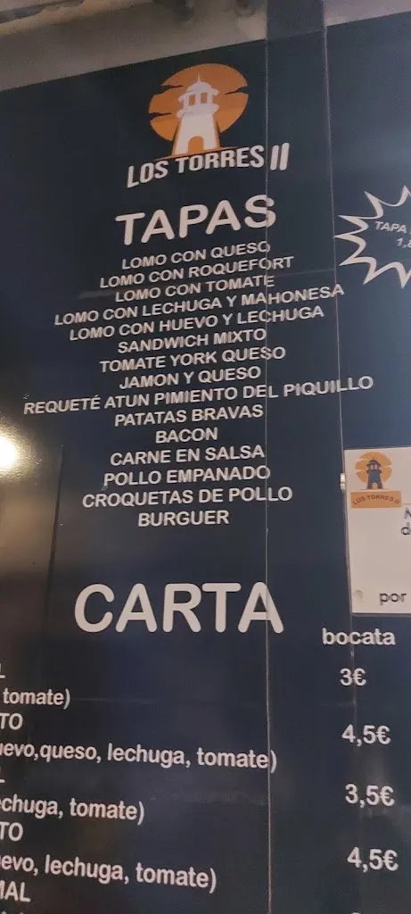 Menu_Cervecería LosTorres II_Albolote_image_2