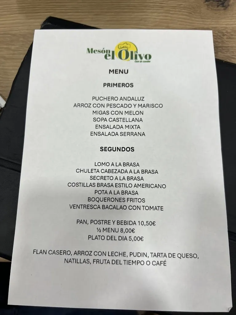 Menu_Meson El Olivo_Albolote_image_2