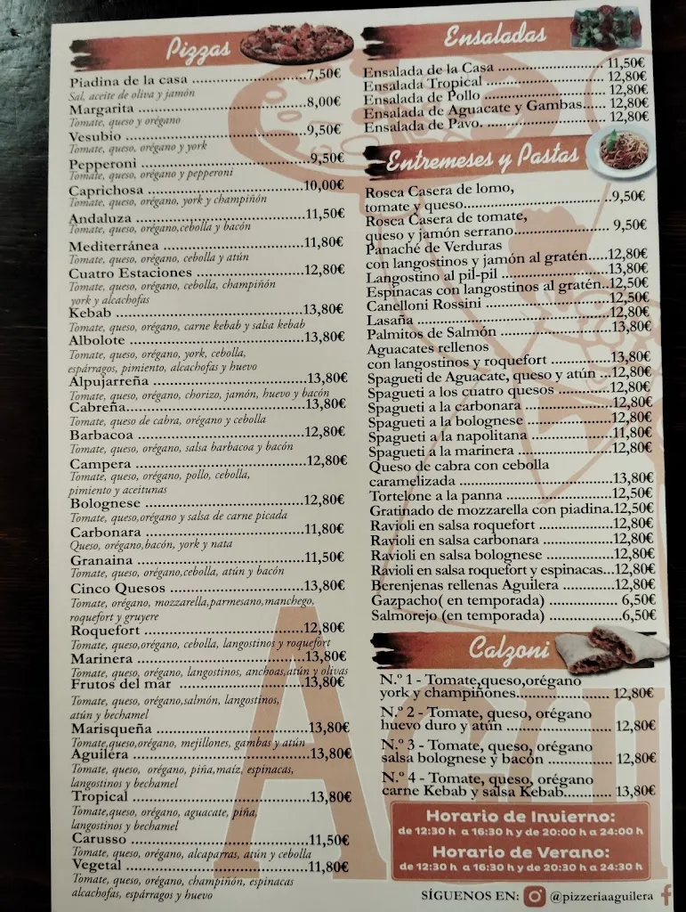 Menu_Pizzería Aguilera_Albolote_image_1