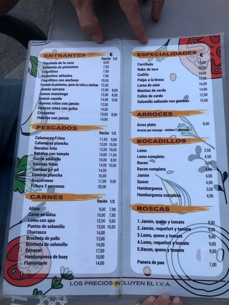 Menu_Mesón La Brocheta_Albolote_immagine_1