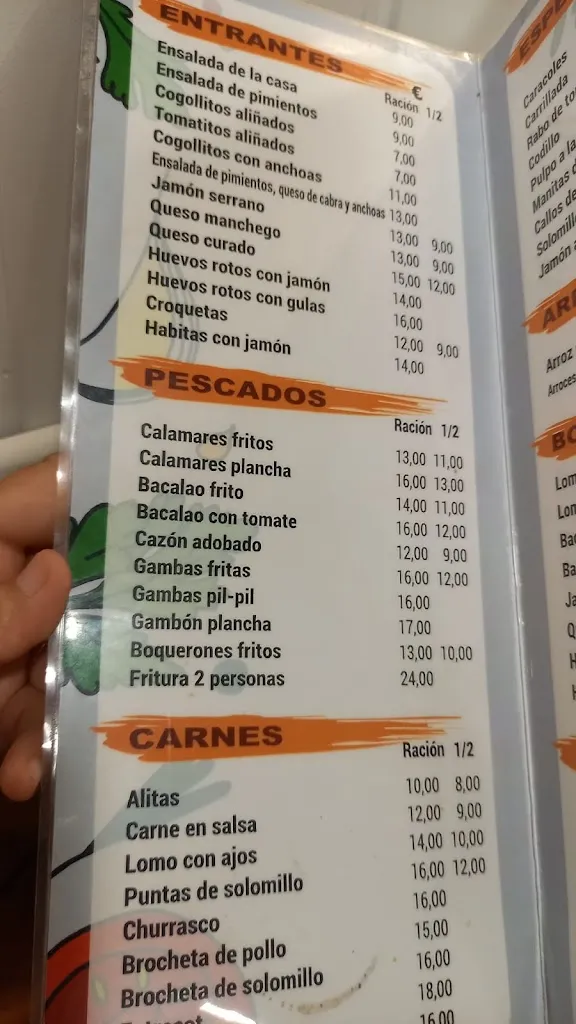 Menu_Mesón La Brocheta_Albolote_immagine_3