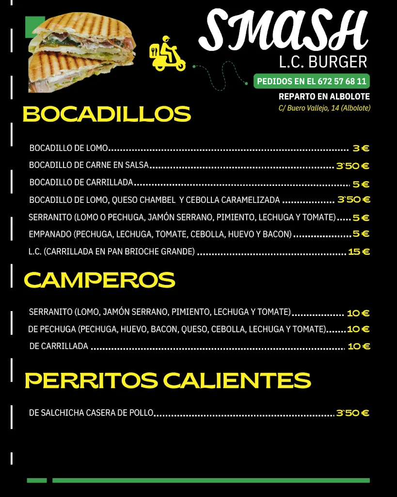 Menu_Smash L.C. Burger_Albolote_immagine_2