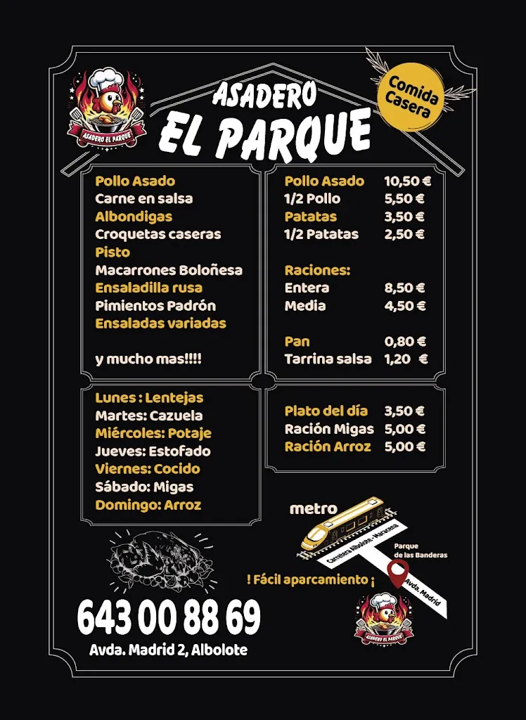 Menu_Asadero El Parque_Albolote_image_2