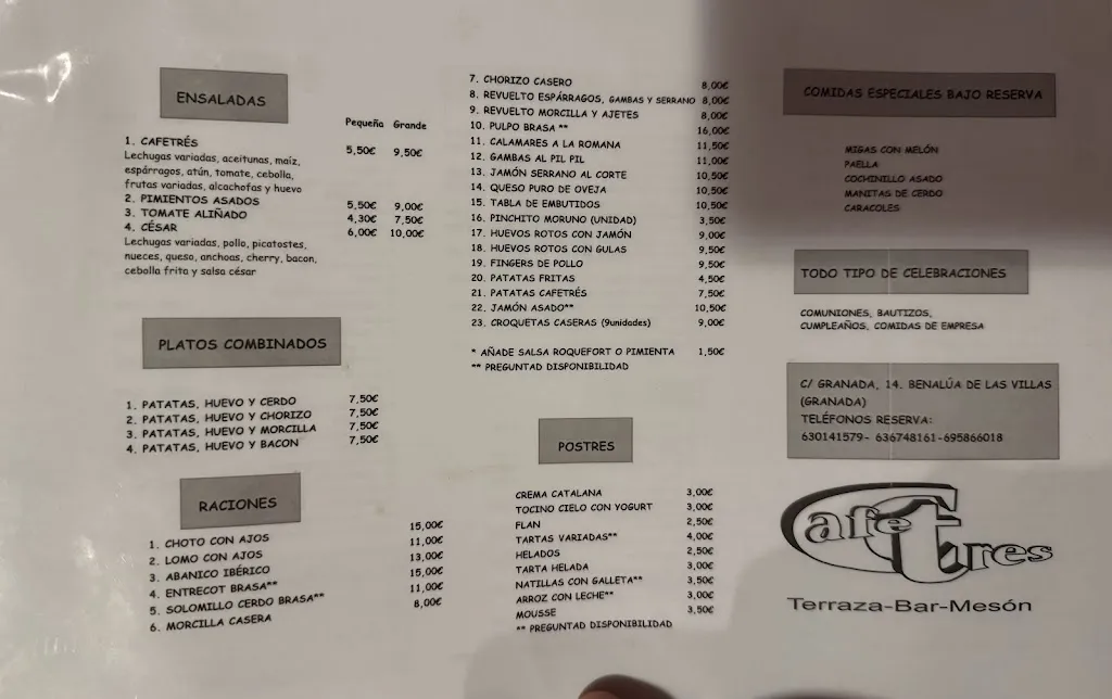 Menu_Restaurante Mesón Café 3_Benalúa de las Villas_image_1