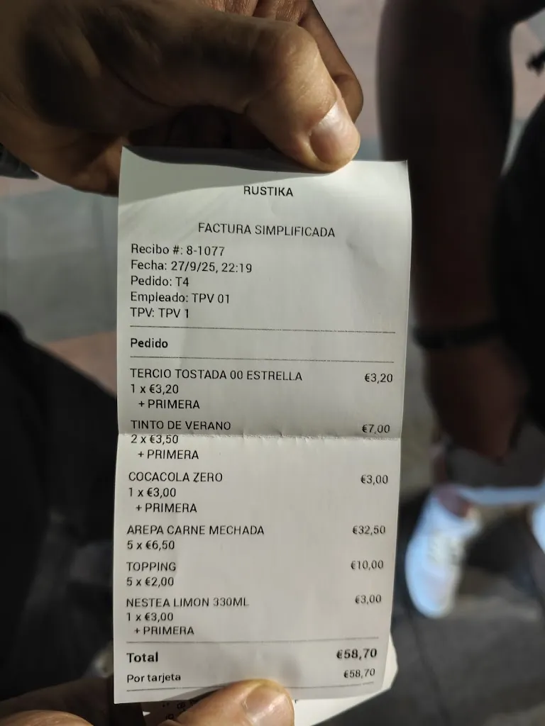 Lucía GF_Rustika food and drink_Armilla_review