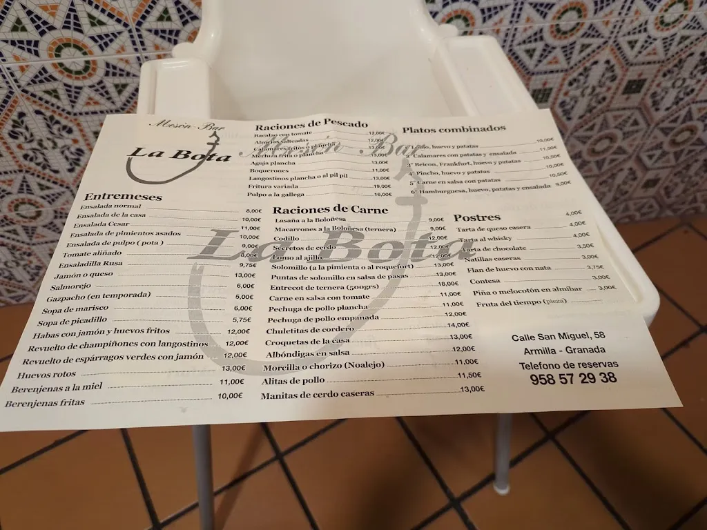 Menu_Mesón Bar La Bota_Armilla_image_1