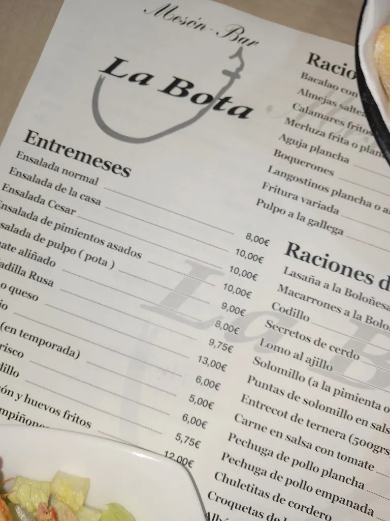 Menu_Mesón Bar La Bota_Armilla_image_2