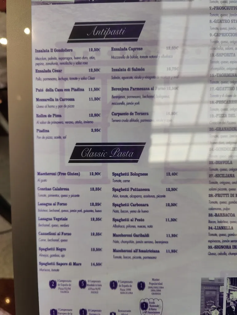 Menu_Restaurantes Il Gondoliere_Armilla_image_4