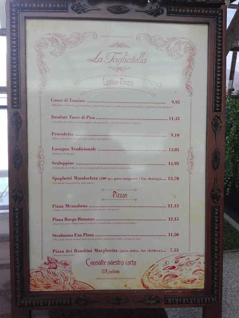 Menu_Restaurante La Tagliatella | Armilla, Granada_Armilla_image_3