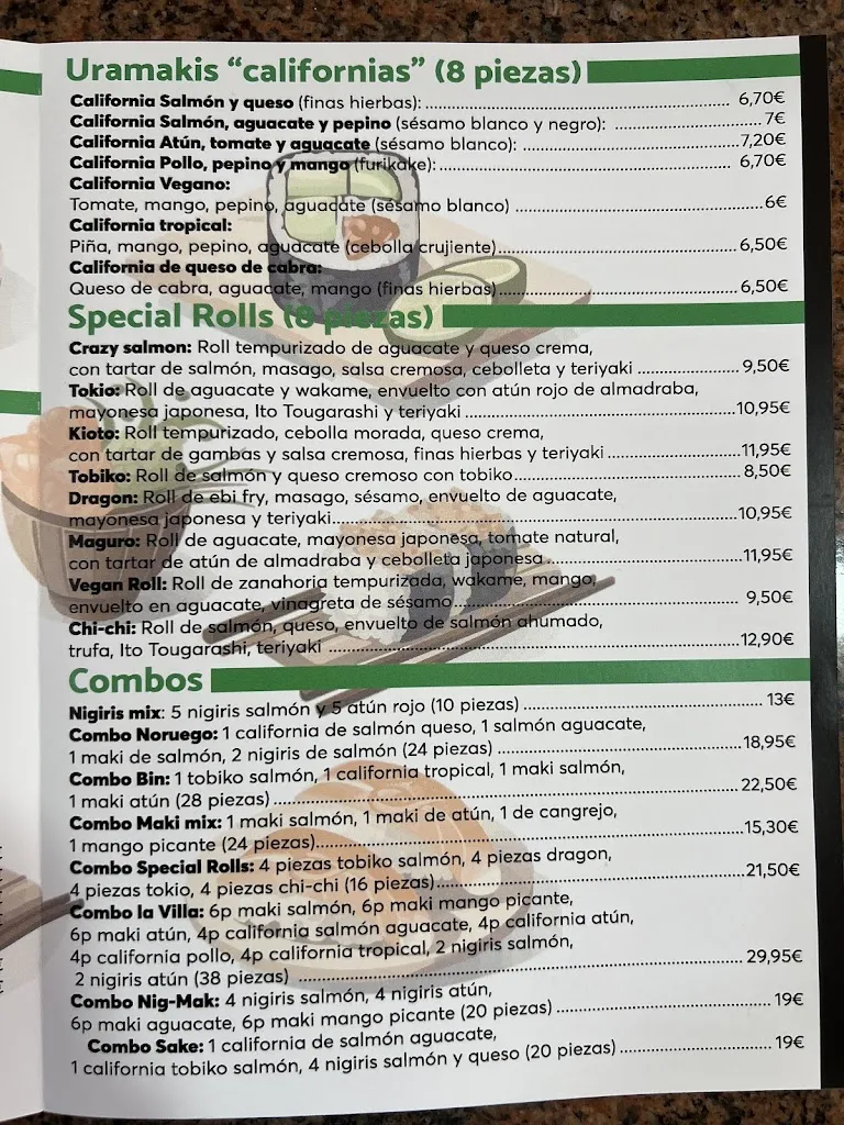 Menu_La Villa del Sushi_Armilla_image_1