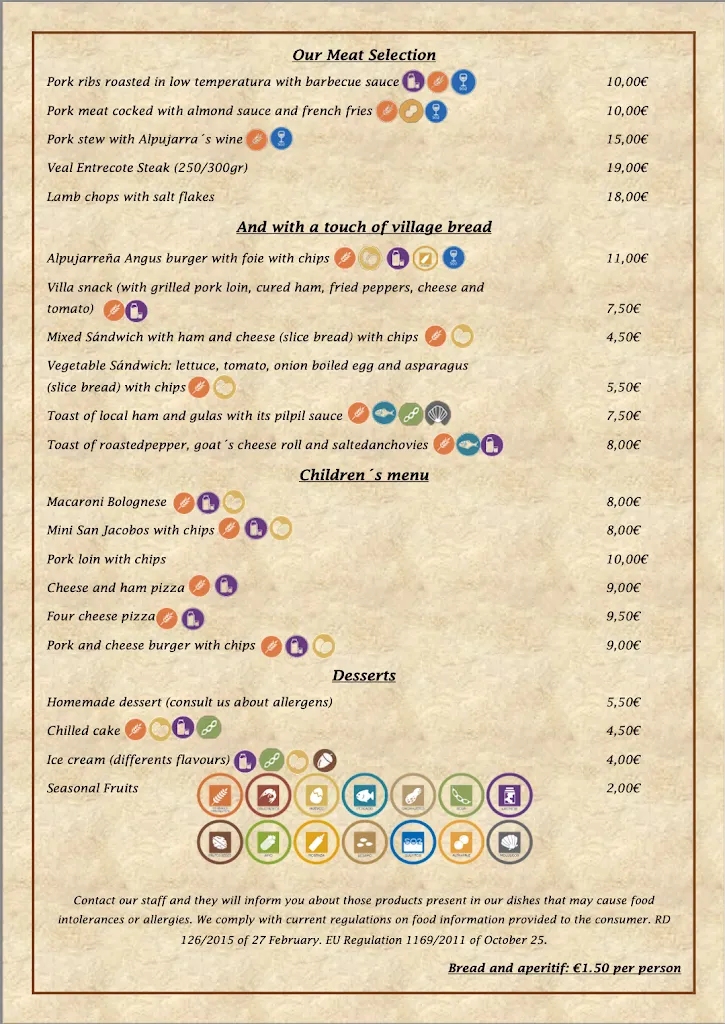 Menu_Restaurante La Orza de la Villa_Bubión_image_1