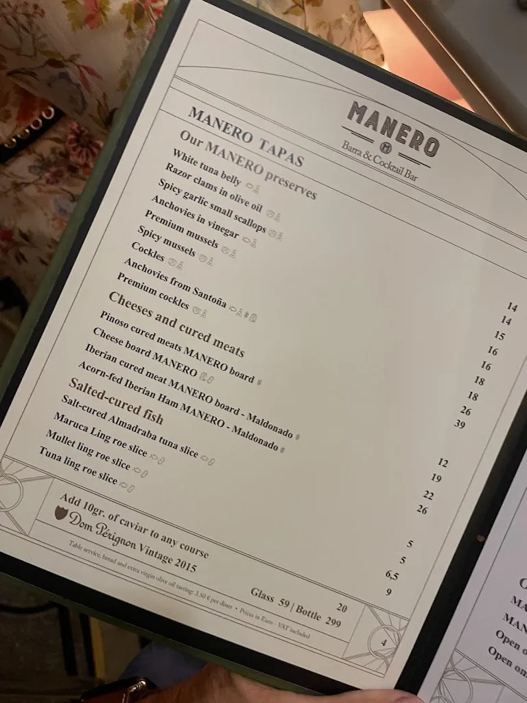 Menu_Manero Madrid - Claudio Coello_Aspe_image_4