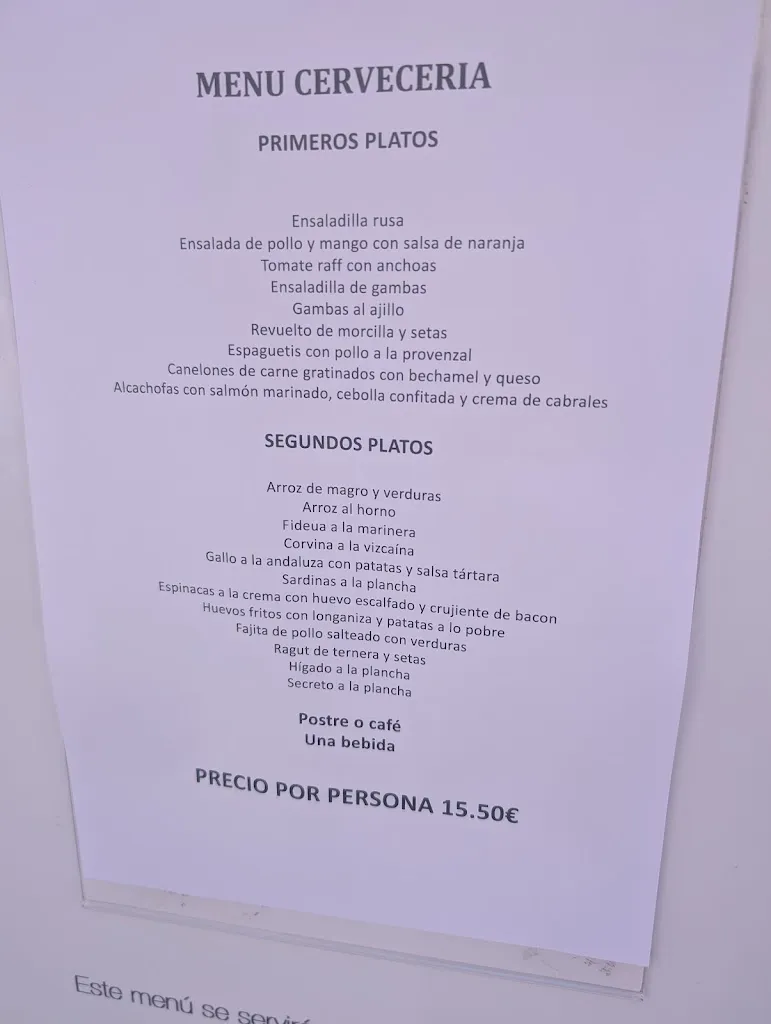 Menu_La Taberna de Don José_Benalúa_image_2