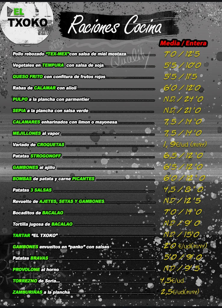 Menu_El TXOKO_Benalúa_image_1