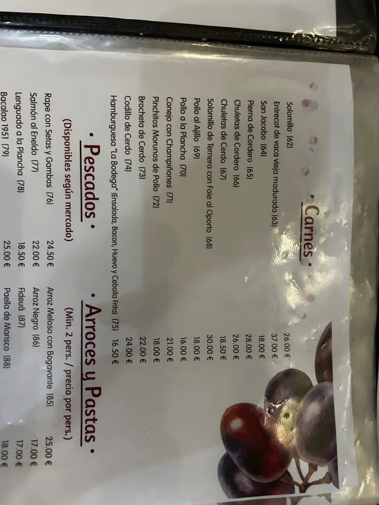 Menu_Bodega Francisco I,_Almuñécar_immagine_4