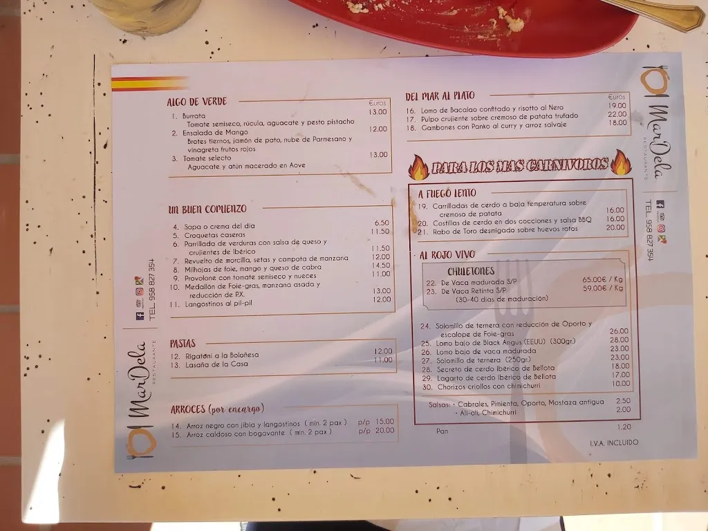 Menu_MarDela Restaurante_Almuñécar_image_4