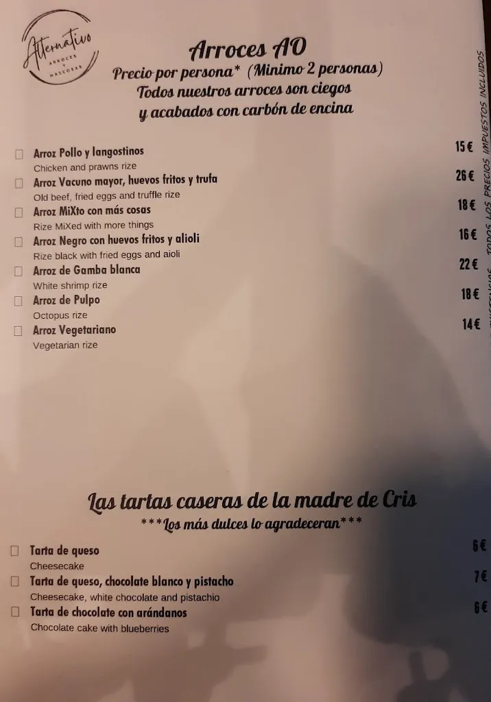 Menu_Arrocería Alternativo_Almuñécar_image_3