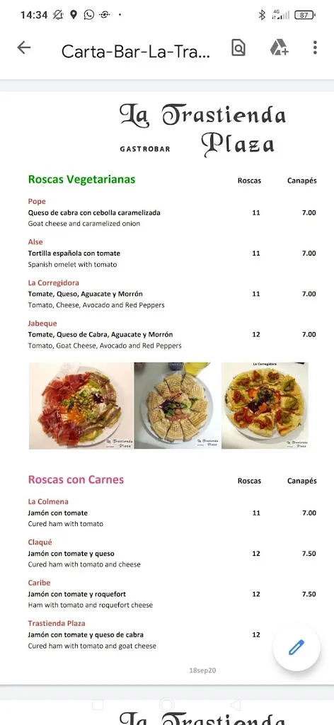 Menu_Gastrobar La Trastienda - Roscas y Vinos_Almuñécar_image_4