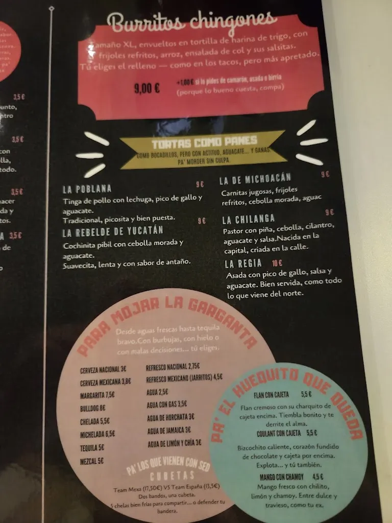 Menu_Taqueria Los Compas_Almuñécar_image_4