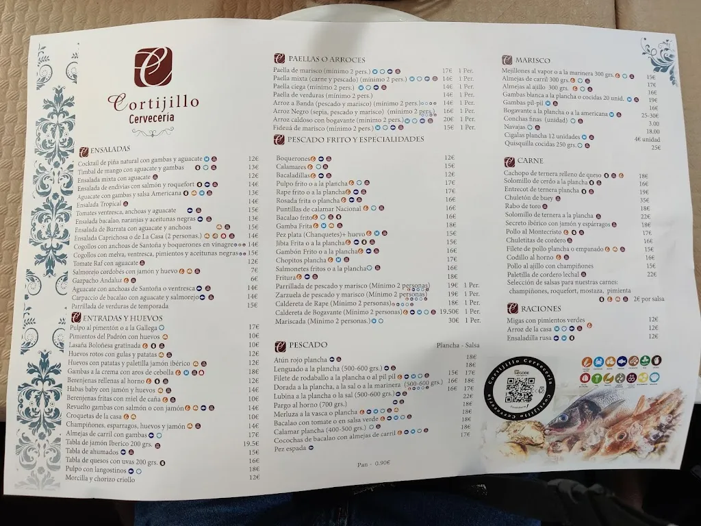 Menu_Brewery 'Cortijillo 