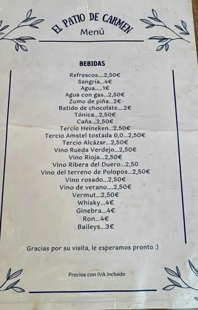 Menu_El patio de Carmen_Almuñécar_image_1